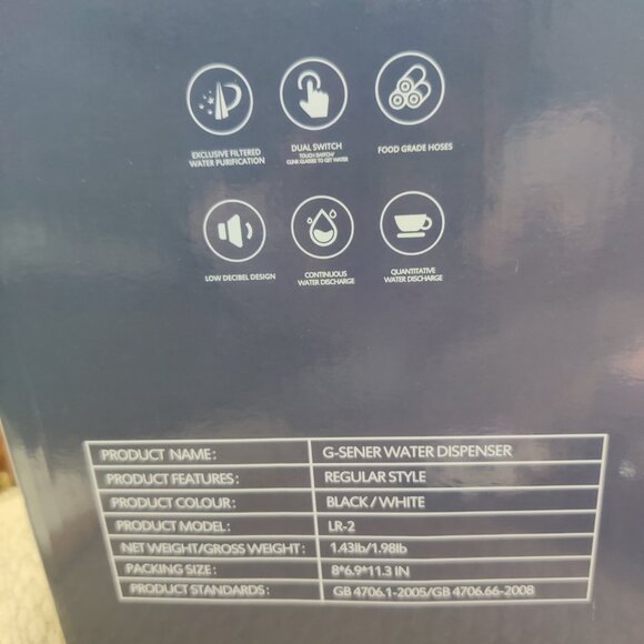 Gravity Sensor Desktop Water Dispenser for 1-5 Gallon Bottle - Picture 3 of 3